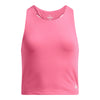 Girls' Under Armour Youth Motion Crop Tank Top - 672 SPNK