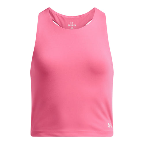 Girls' Under Armour Youth Motion Crop Tank Top - 672 SPNK