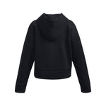 Girls' Under Armour Youth Rival Fleece Crop Hoodie - 001 - BLACK