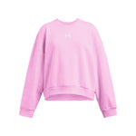 Girls' Under Armour Youth Rival Fleece Oversized Sweatshirt - 638 - PINK