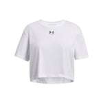 Girls' Under Armour Youth Rival T-Shirt - 100 - WHITE