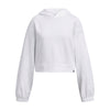 Girls' Under Armour Youth Rival Terry Hoodie - 100 - WHITE