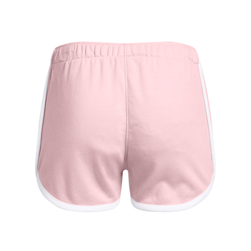 Girls' Under Armour Youth Rival Terry Short - 647 - PRIME PINK