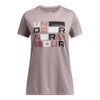 Girls' Under Armour Youth Tech Block Logo T-Shirt - 015 TETR