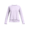 Girls' Under Armour Youth Tech Long Sleeve - 535 PURP