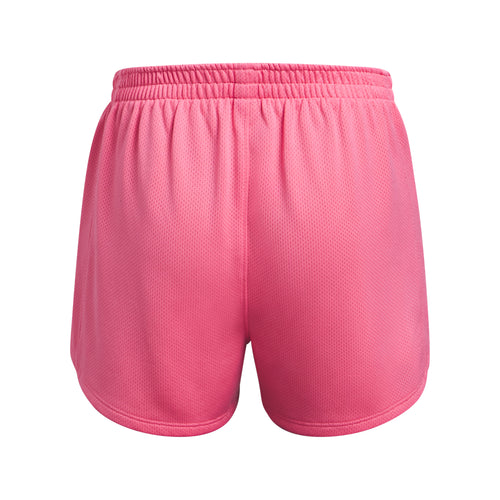 Girls' Under Armour Youth Tech Play Up Mesh Short - 672 - SUPER PINK