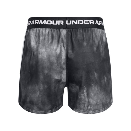 Girls' Under Armour Youth Tech Play Up Printed Short - 001 - BLACK