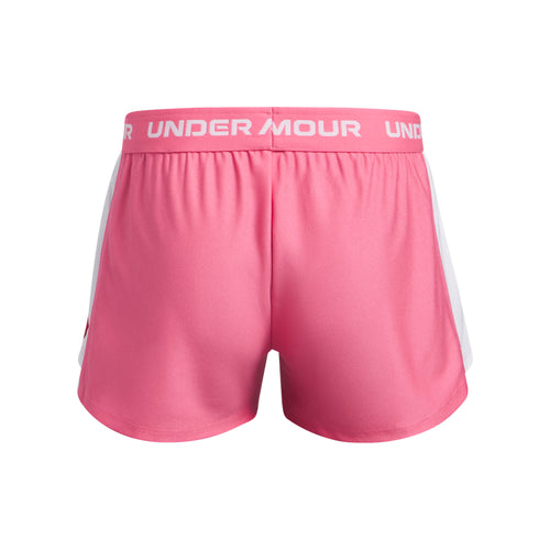 Girls' Under Armour Youth Tech Play Up Short - 672 - SUPER PINK