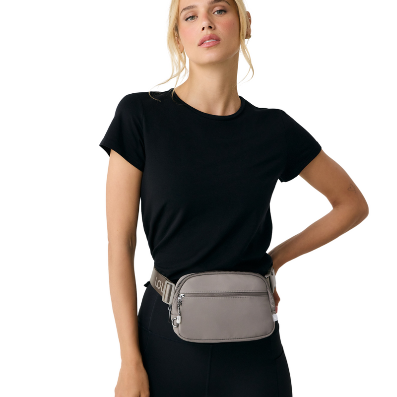 Lole Jamie Belt Bag - MET GREY