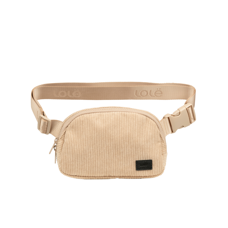 Lole Jamie Corduroy Belt Bag - ABALONE