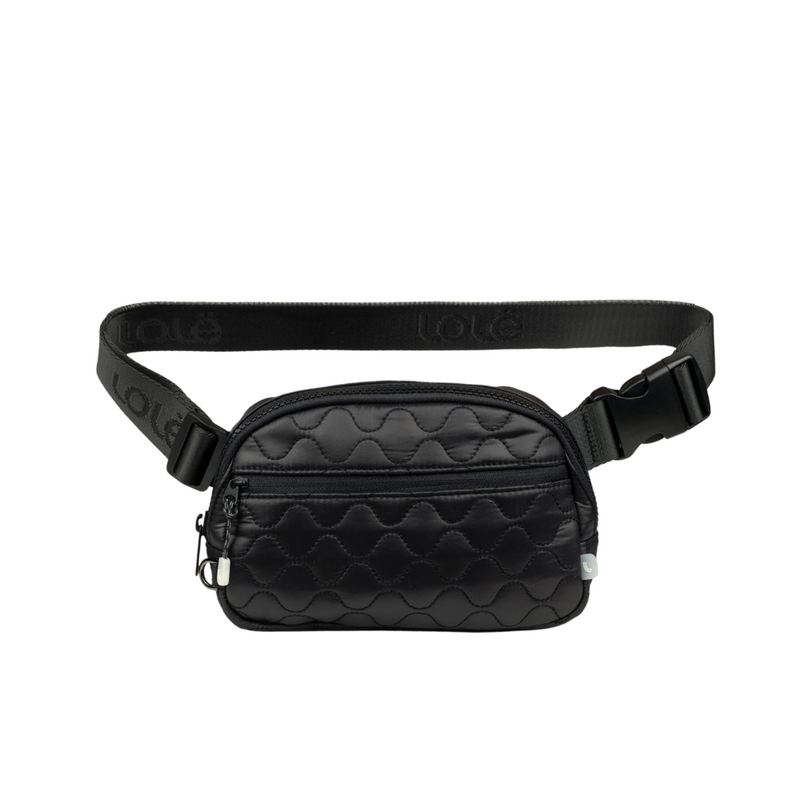 Lole Jamie Quilted Belt Bag - BLACK BE