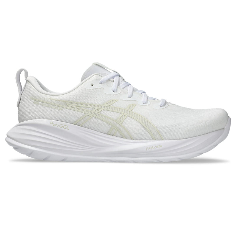 Men's ASICS Gel-Cumulus 27 - 100 - WHITE/BLACK