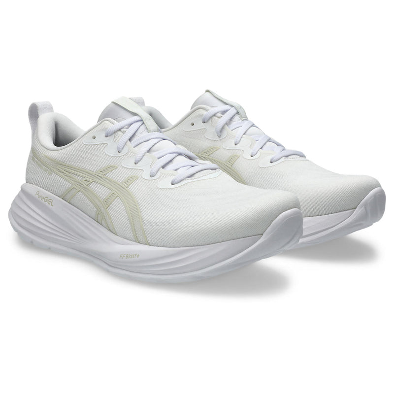 Men's ASICS Gel-Cumulus 27 - 100 - WHITE/BLACK