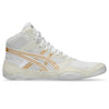 Men's ASICS Snapdown 4 Wrestling Shoe - 100 - WHITE/BLACK