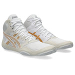 Men's ASICS Snapdown 4 Wrestling Shoe - 100 - WHITE/BLACK