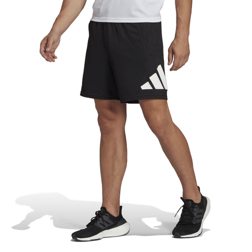 Men's Adidas 7" Logo Training Shorts - BLACK