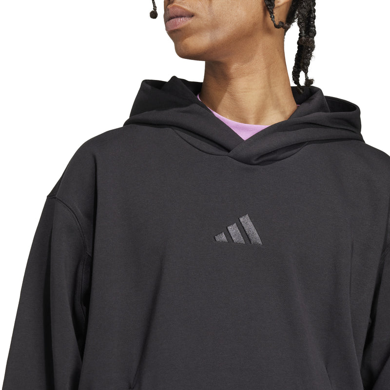 Men's Adidas ALL SZN Fleece Hoodie - BLACK