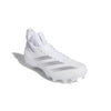 Men's Adidas Adixero Impact Football Cleats - WHITE/SILVER