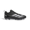 Men's Adidas Adizero Electric.2 Football Cleats - BLACK/WHITE