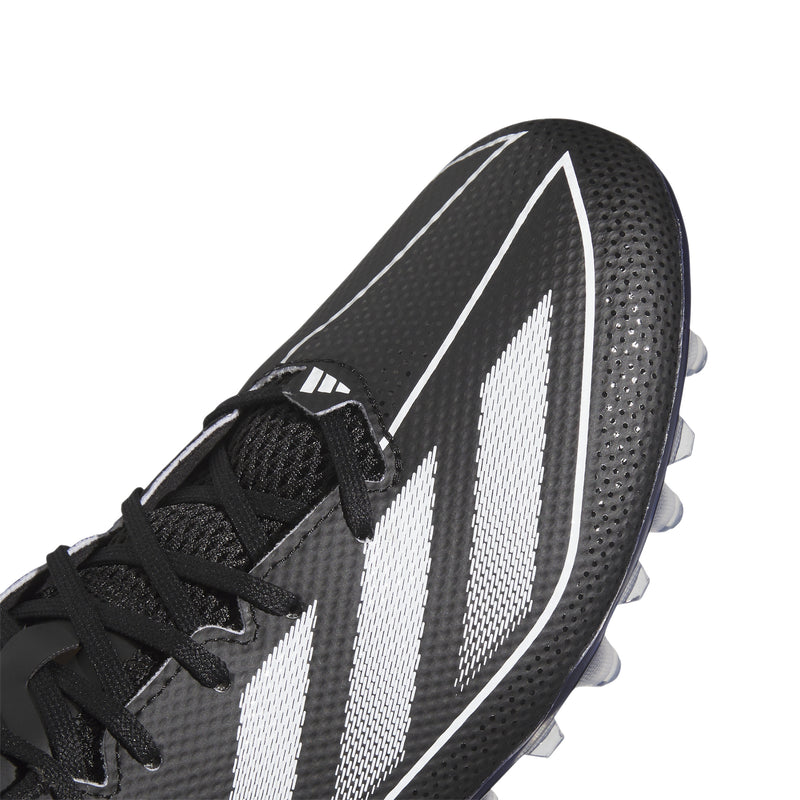 Men's Adidas Adizero Electric.2 Football Cleats - BLACK/WHITE