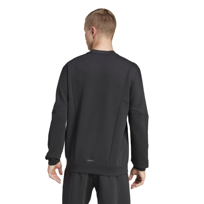 Men's Adidas Designed for Training Sweatshirt - BLACK