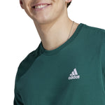 Men's Adidas Embroidered Small Logo T-Shirt - GREEN