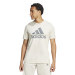 Men's Adidas Essential Big Logo T-Shirt - ALUMINUM