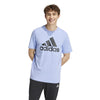 Men's Adidas Essential Big Logo T-Shirt - BLUE