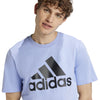 Men's Adidas Essential Big Logo T-Shirt - BLUE