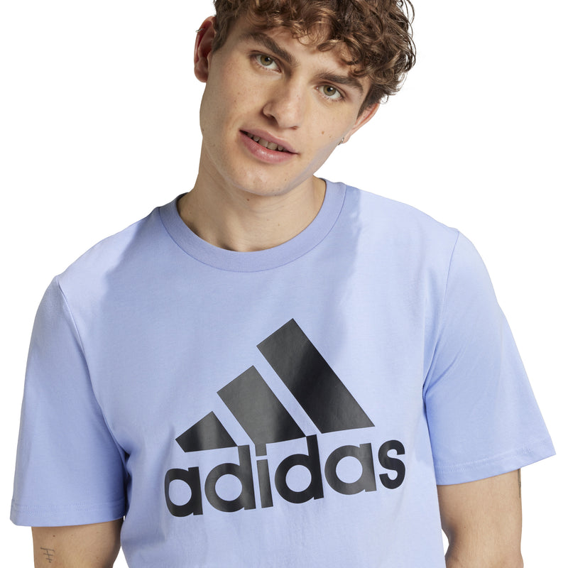 Men's Adidas Essential Big Logo T-Shirt - BLUE