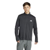 Men's Adidas Essentials 1/4 Zip - BLACK