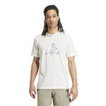 Men's Adidas Essentials Camo Logo T-Shirt - WHITE