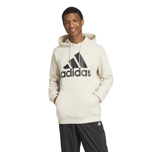 Men's Adidas Essentials Fleece Big Logo Hoodie - ALUMIN