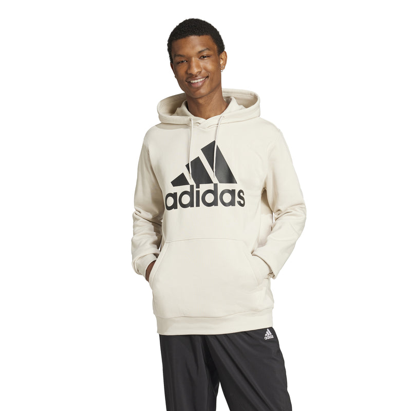 Men's Adidas Essentials Fleece Big Logo Hoodie - ALUMIN