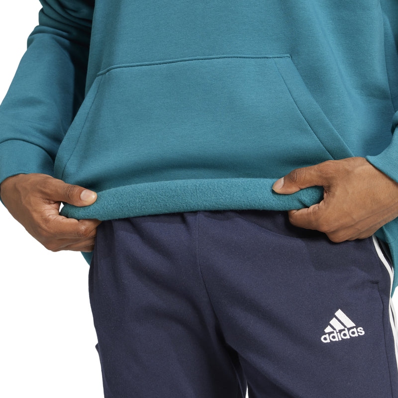 Men's Adidas Essentials Fleece Big Logo Hoodie - LEGTEA