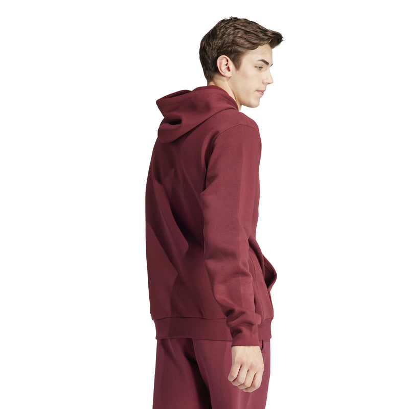 Men's Adidas Essentials Fleece Big Logo Hoodie - RED