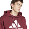 Men's Adidas Essentials Fleece Big Logo Hoodie - RED