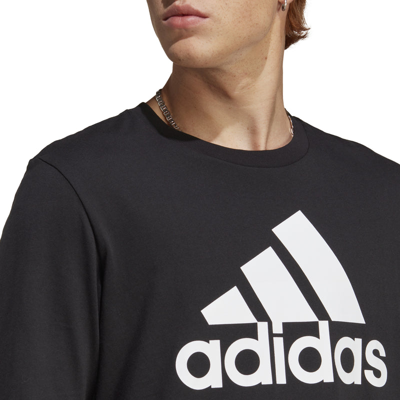 Men's Adidas Essentials Longsleeve - BLACK