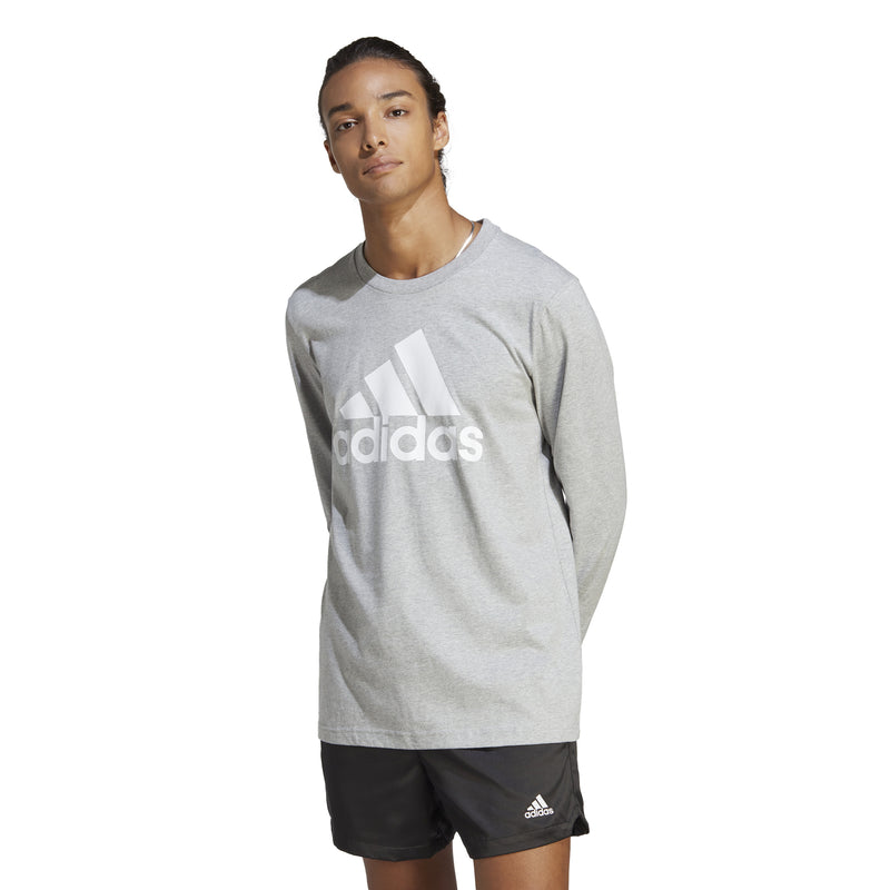 Men's Adidas Essentials Longsleeve - GREY