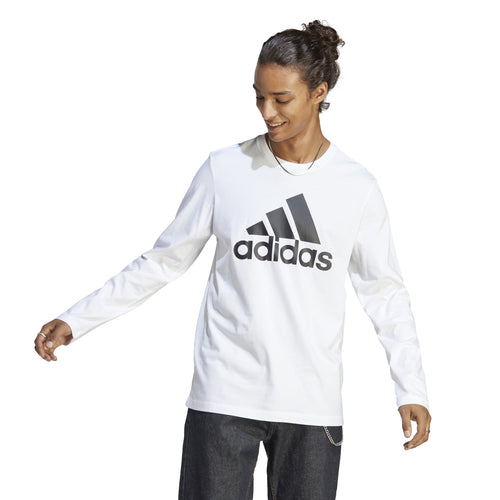 Men's Adidas Essentials Longsleeve - WHITE