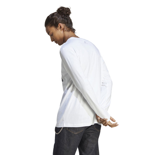 Men's Adidas Essentials Longsleeve - WHITE