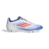 Men's Adidas F50 Club Flexible Ground Soccer Cleats - WHITE