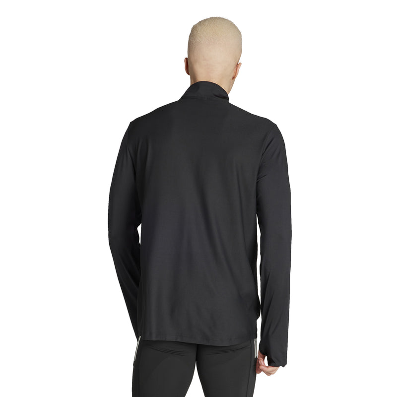 Men's Adidas Own the Run Half-Zip Jacket - BLACK