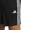 Men's Adidas Pique 3-Stripes Training Short - BLACK