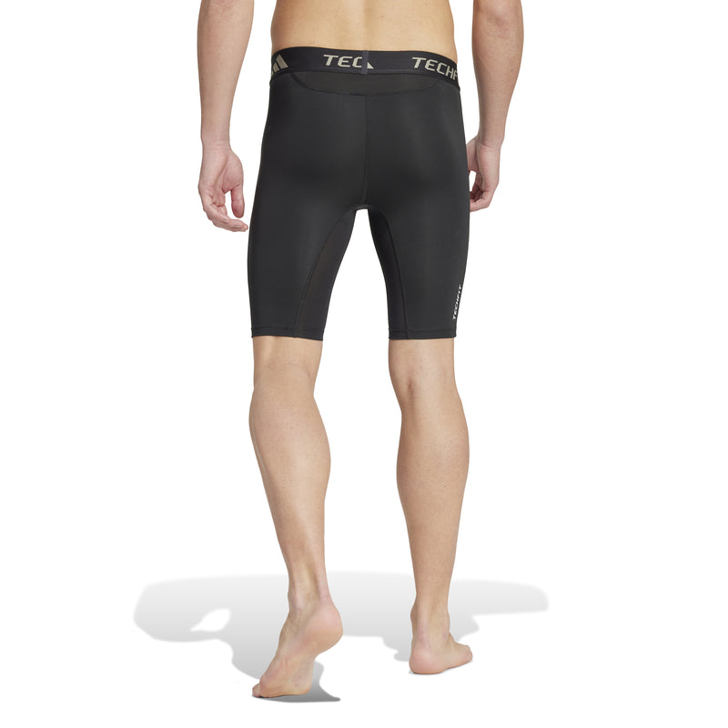 Men's Adidas TechFit Compression Training Shorts - BLACK