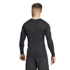 Men's Adidas Techfit Compression Longsleeve - BLACK