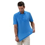 Men's Collar & Co Griffin Turquise Featherweight Flex Polo - GRIFTURQ