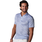 Men's Collars & Co Blue Tattersall Semi-Spread Collar Polo - BLTATTER