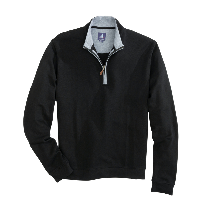 Men's Johnnie-O Sully 1/4 Zip - BLACK