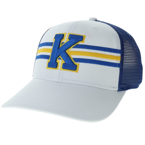 Men's Kearney Bearcats 3-Bars Mid-Pro Trucker Hat - WH/RY/GL